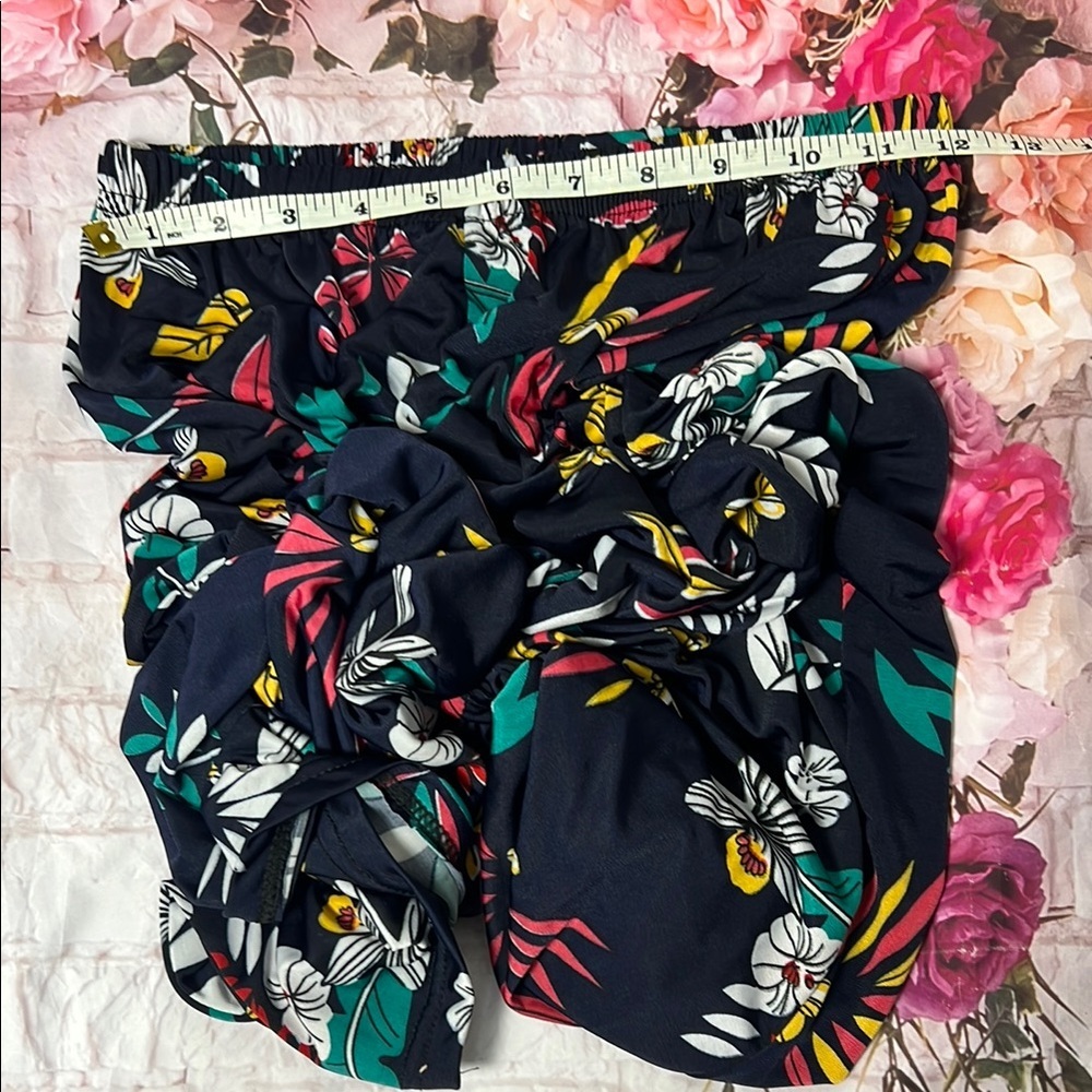 Floral Wide-Leg Pants size M - Picture 6 of 8